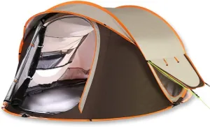 Automatic Hydraulic Opening Tent, Rainproof and Sunproof Tent for 3-4 Persons, Family Camping Tent for Outdoor Camping-210 * 200 * 140Cm