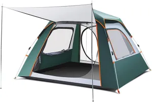 Automatic Instant Pop-Up Tents, Outdoor Picnic Camping Dome Tent 3-4 Person Ventilated Sun-Proof Rain-Proof Large Space