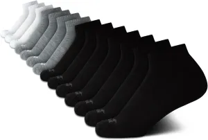 Avia Women's Socks - 14 Pack Comfort Cushion Quarter Cut Ankle Socks - Athletic Socks for Women (Sizes: 4-9, Extended: 9-12)