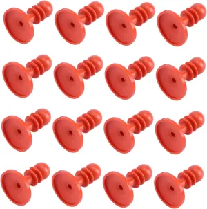 Awning Rod Cover 16pcs Hiking Hat for Tent Poles Camping Pole Mounted Insulated Case