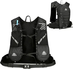 Azarxis Hiking Hydration Pack Running Backpack Lightweight Daypack Vest with 5L 18L Water Bladder for Women Men Marathon Cycling Biking Trail Race Jogging Rave