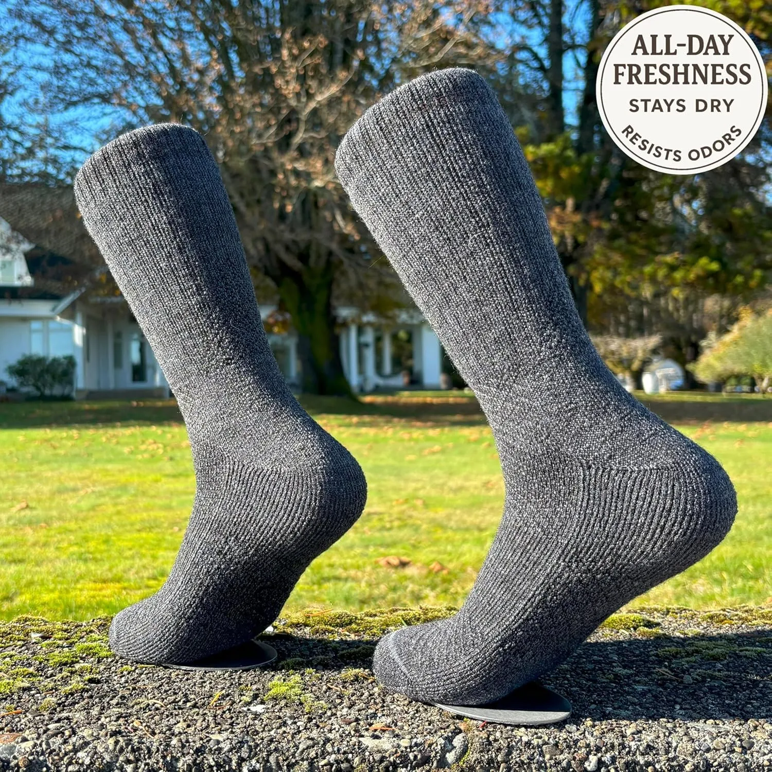 Baby Alpaca Hiking Socks – Premium Outdoor Crew Socks for Men & Women – Ultra-Soft, Breathable, Durable