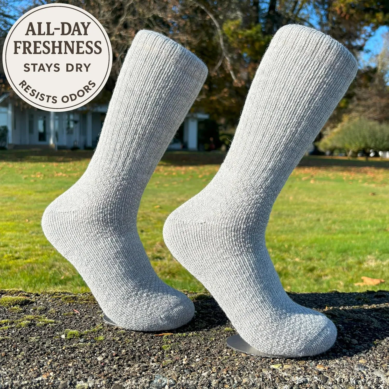 Baby Alpaca Hiking Socks – Premium Outdoor Crew Socks for Men & Women – Ultra-Soft, Breathable, Durable