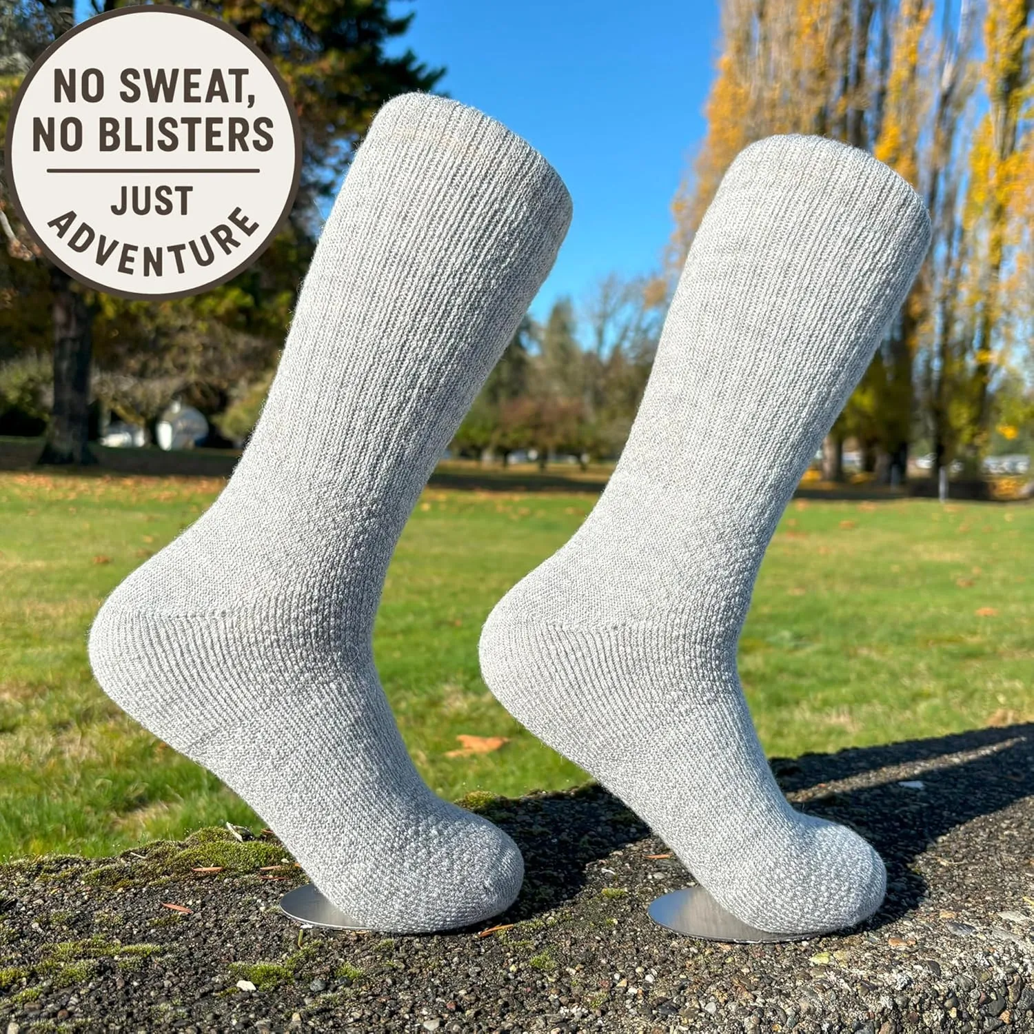 Baby Alpaca Hiking Socks – Premium Outdoor Crew Socks for Men & Women – Ultra-Soft, Breathable, Durable