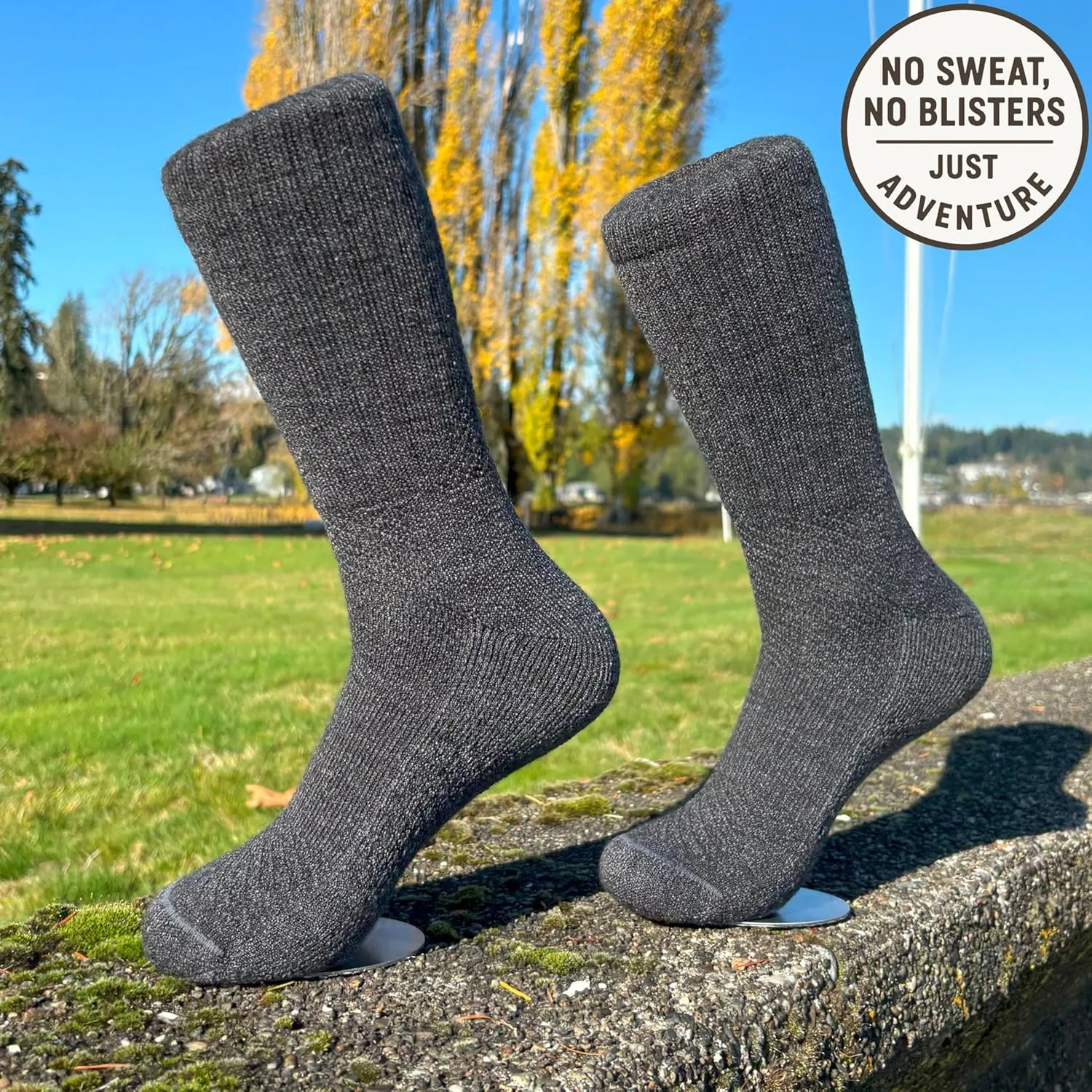 Baby Alpaca Hiking Socks – Premium Outdoor Crew Socks for Men & Women – Ultra-Soft, Breathable, Durable
