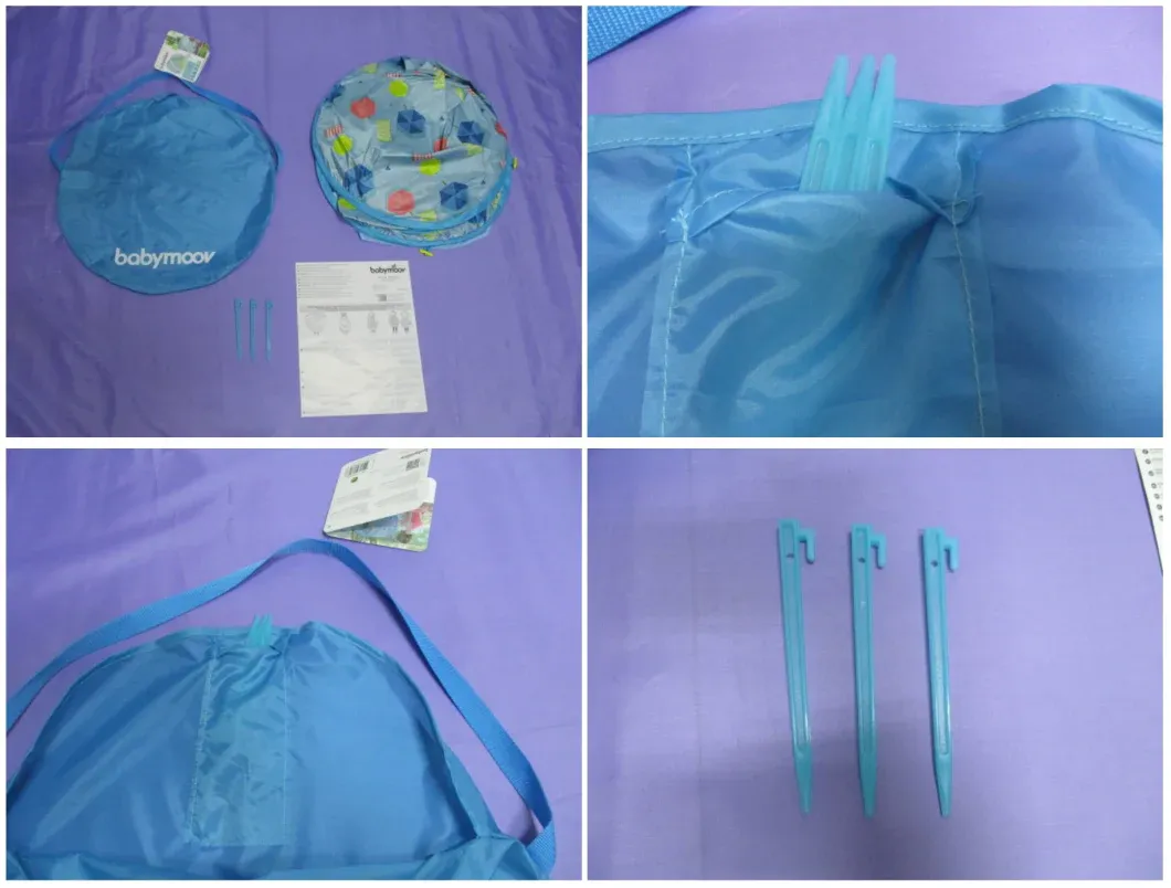 Babymoov Anti-UV Tent 50  UPF Protection Blue Waves