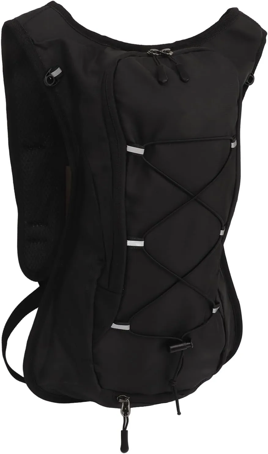 Backpacks,1Hiking Bag,Trail Running Vesthydration Backpack Outdoor Sports Night Running Hiking Marathon For Men Women Oxford Cloth (Black)