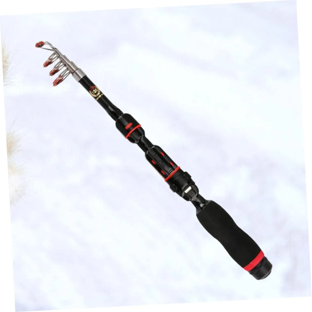 Balacoo Fishing Suplies Holder Portable Seat Hooks Telescopic Feeder Fishing Rod for Fish Foldable Fishing Rod