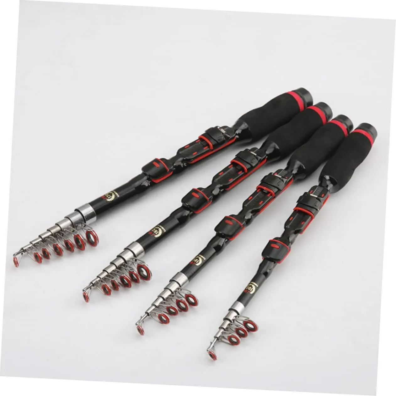 Balacoo Fishing Suplies Holder Portable Seat Hooks Telescopic Feeder Fishing Rod for Fish Foldable Fishing Rod