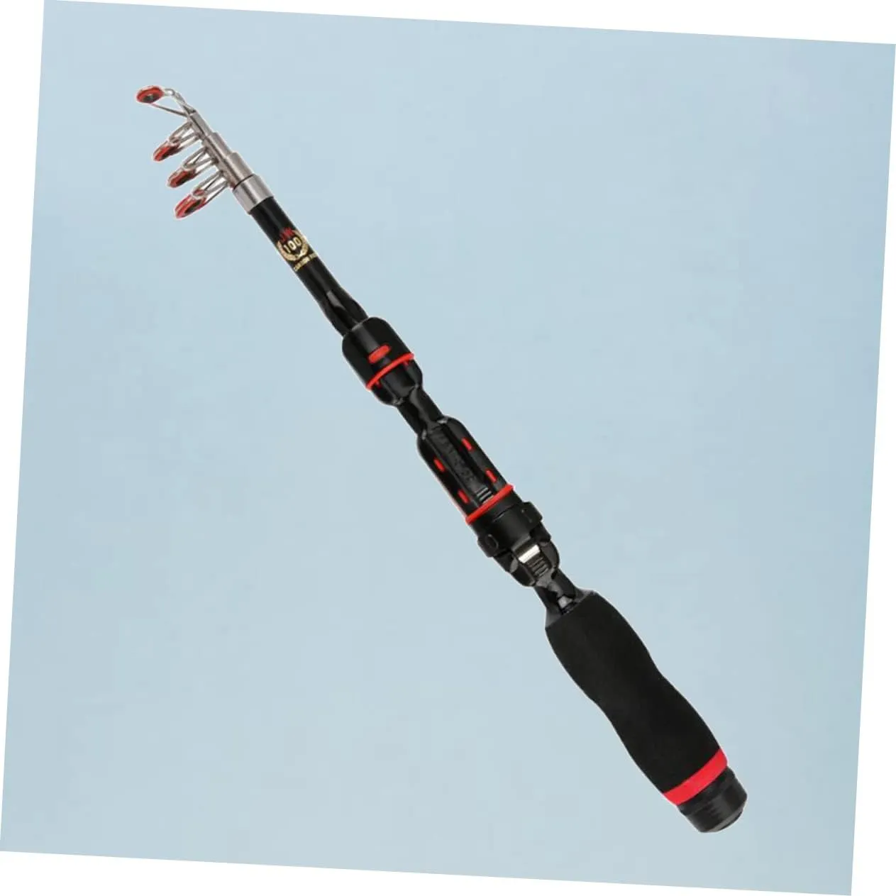 Balacoo Fishing Suplies Holder Portable Seat Hooks Telescopic Feeder Fishing Rod for Fish Foldable Fishing Rod