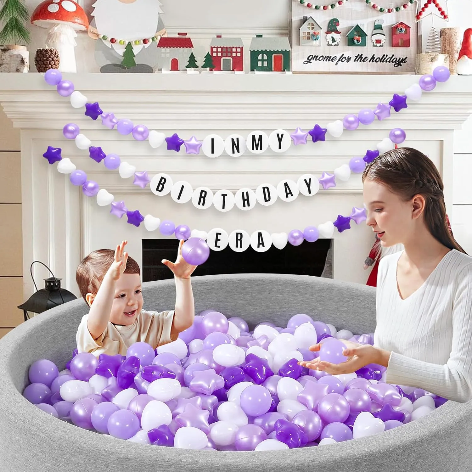 Ball Pit Balls 100 200 500 1000 Plastic Balls for Toddlers Phthalate Free BPA Free Crush Proof Balls in Reusable Play Toys for Kids with Storage Bag Indoor Outdoor
