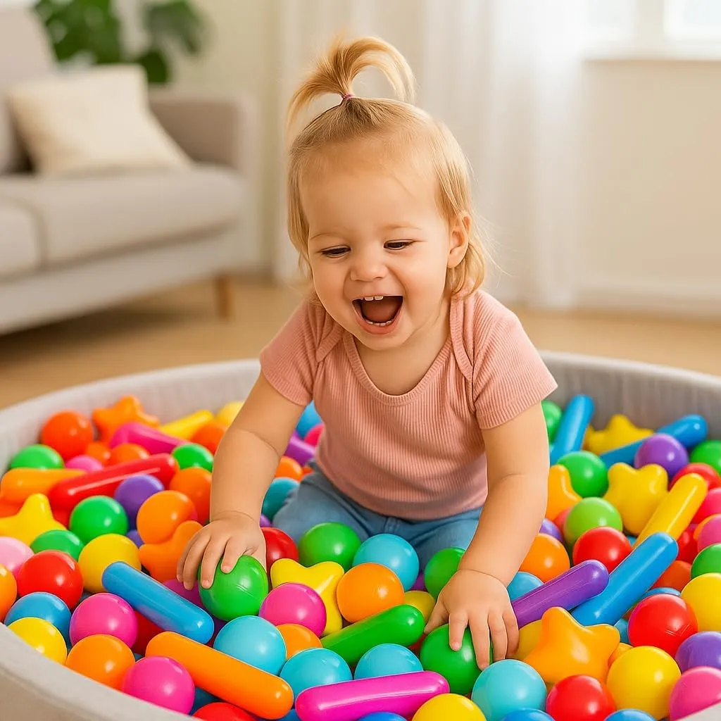 Ball Pit Pack of 100 - BPA Free, Crush Proof Plastic Balls for Tent, Playhouse, Children's Toy, Party - Macaron Ocean Colors 2.15 Inch