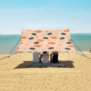 Balls for Tennis Rugby Hockey Beach Camping Tent Sun Shelter for Whole Family, Beach Shade Canopy with UPF50  UV Protection,Easy Set Up and Carry,Outdoor Shade for Trips, Fishing, Backyard Fun