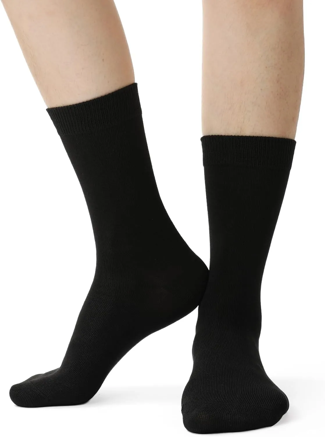 BAMBOO COOL Women's Dress Socks Bamboo Viscose Thin Breathable Crew Socks for Women, Casual Lightweight Comfort 8 Pack
