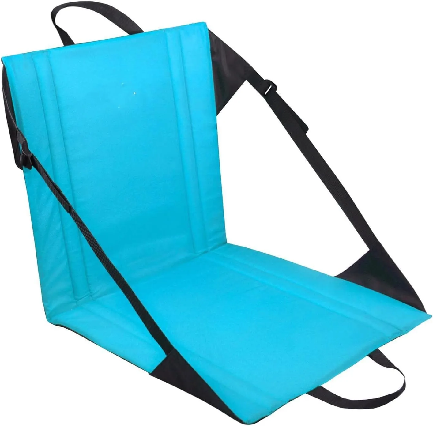 Beach Blankets Large Folding Stadium Seat Cushion Sit Mat Picnic Padded Seat Blanket Folding Chair for Camping Stadium Beach Fishing Trekking(Blue)