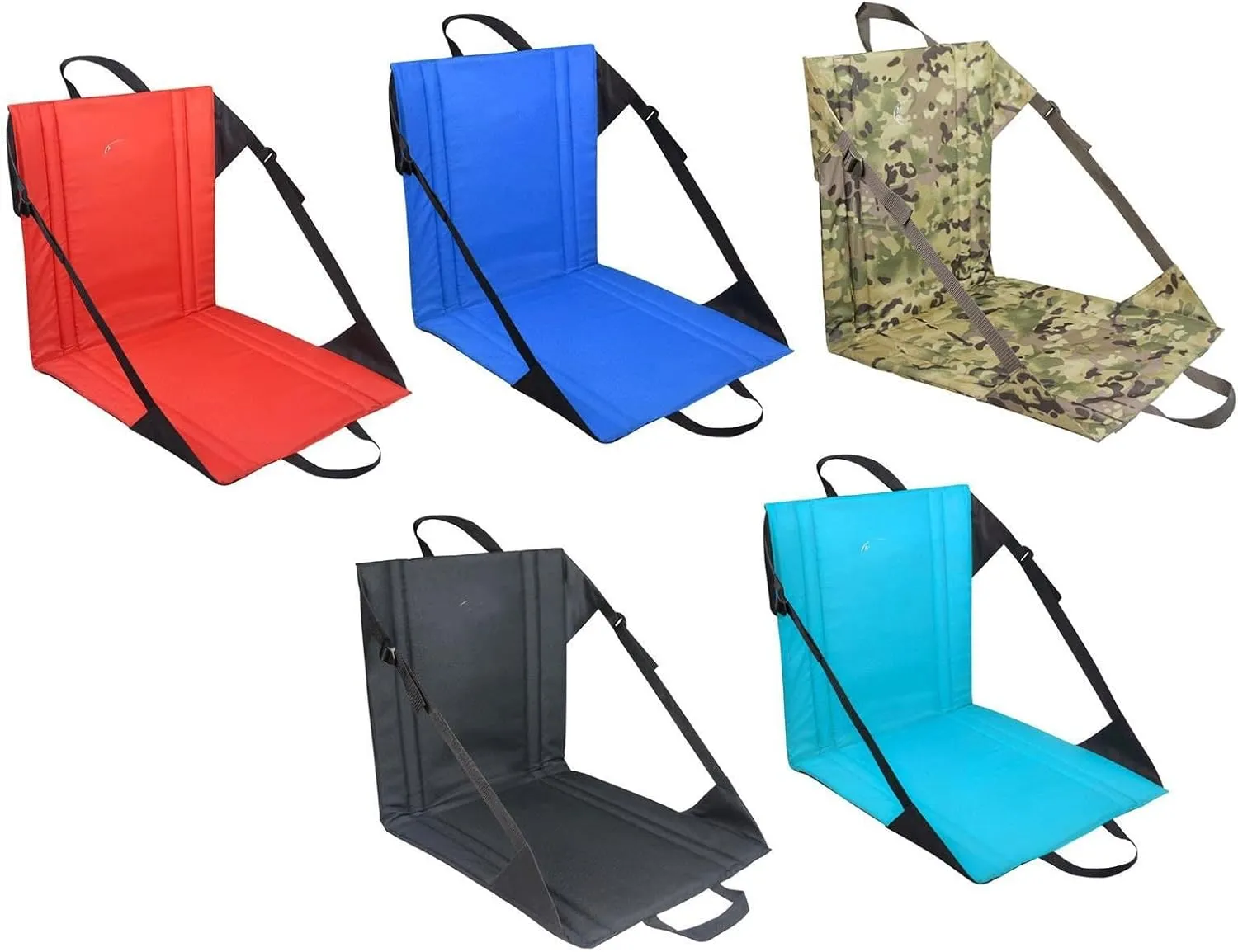 Beach Blankets Large Folding Stadium Seat Cushion Sit Mat Picnic Padded Seat Blanket Folding Chair for Camping Stadium Beach Fishing Trekking(Blue)