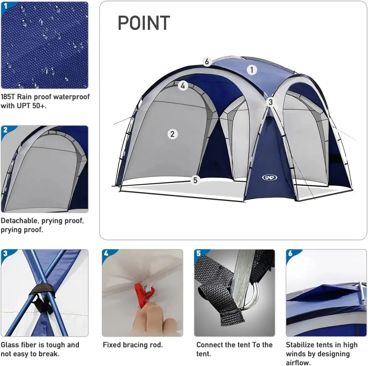 Beach Pop Up Canopy UPF50 Tent