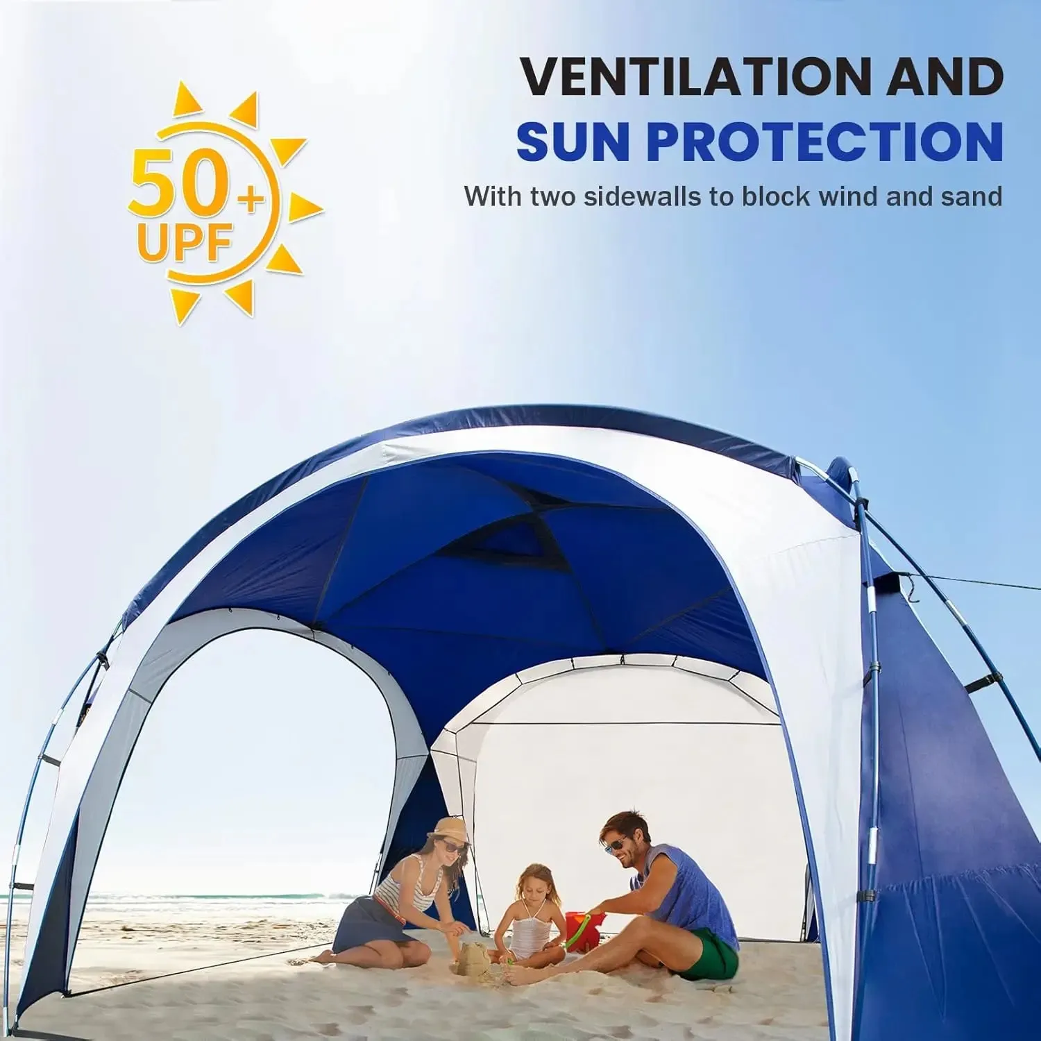 Beach Pop Up Canopy UPF50 Tent