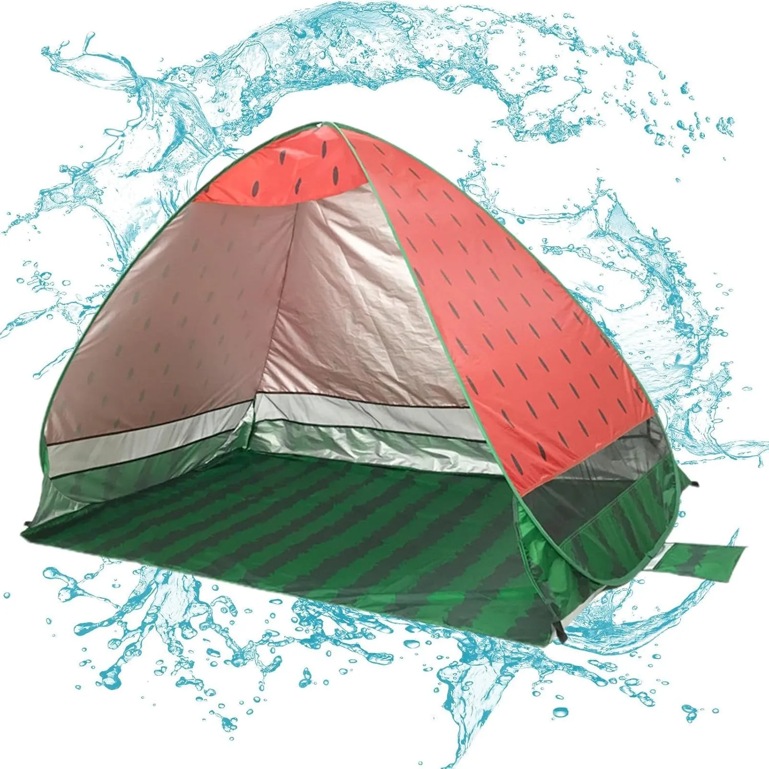 Beach Tent Sun Shelter, Sun Protection Shelter Camping Tent, UPF 50  UV Protection Beach Canopy, Easy Setup Shelter Beach Outdoor Gear for Park, Picnic, Fishing, Courtyard, Camping
