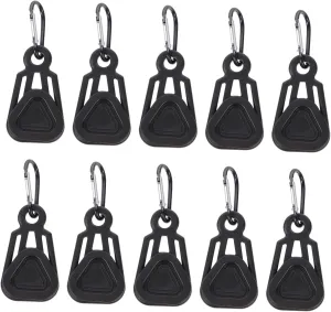 BESPORTBLE 10 Sets Tent Clip Tarp Accessories Tarps Heavy Duty Waterproof Hook Tent Fixing Clamp Tents Awning Clamp Tent Tarp Clips Canopy Tarp Clips Clamps for Camping Tent Shelter Abs Black