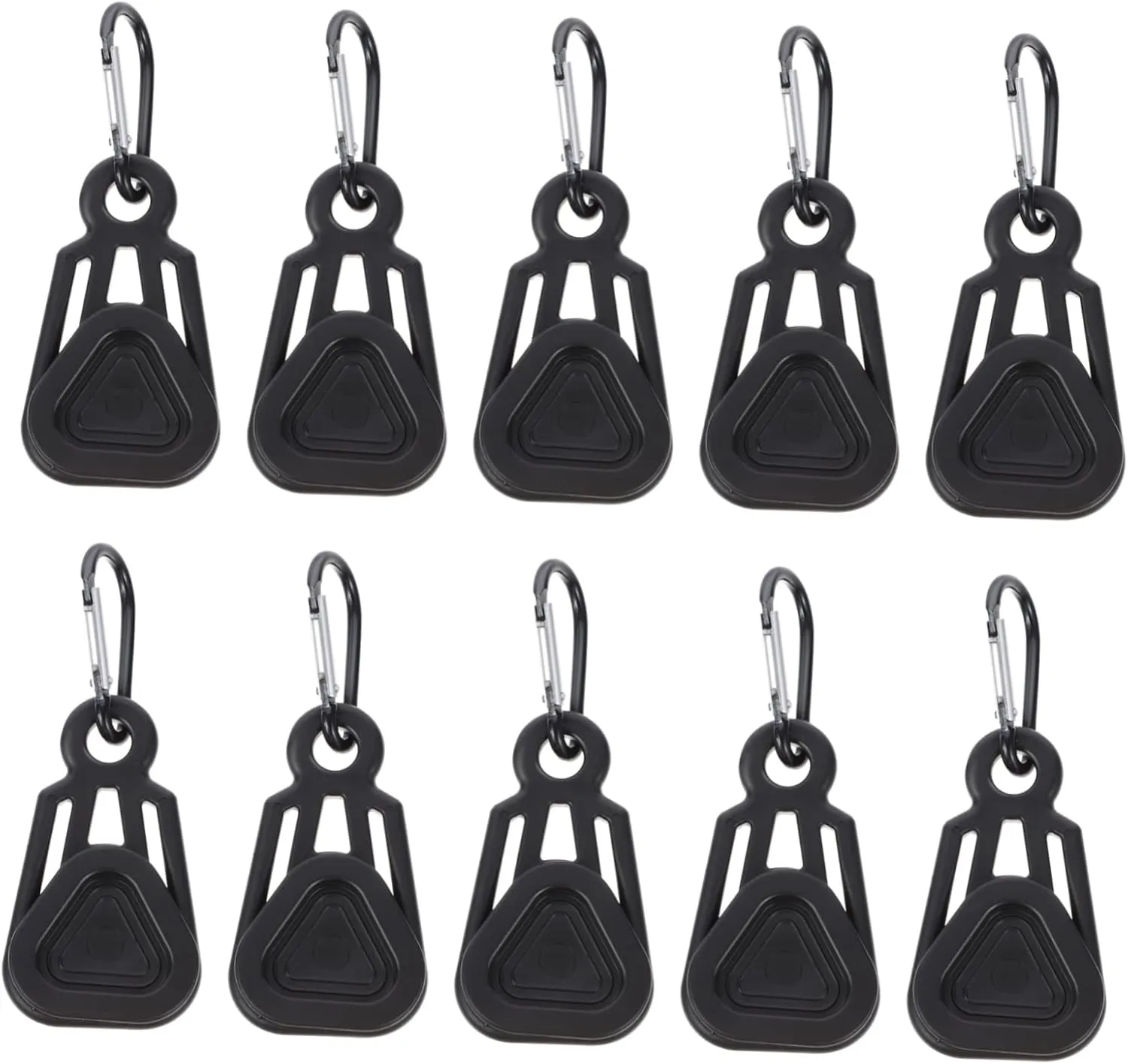 BESPORTBLE 10 Sets Tent Clip Tarp Accessories Tarps Heavy Duty Waterproof Hook Tent Fixing Clamp Tents Awning Clamp Tent Tarp Clips Canopy Tarp Clips Clamps for Camping Tent Shelter Abs Black