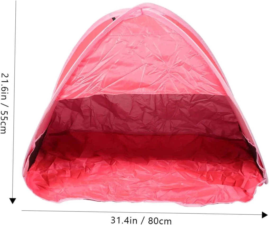 BESPORTBLE 2pcs Portable Quick Beach Tent Automatic Sunshade Shelter for Travel Hiking Camping Lightweight Instant Setup Uv for Outdoor Activities