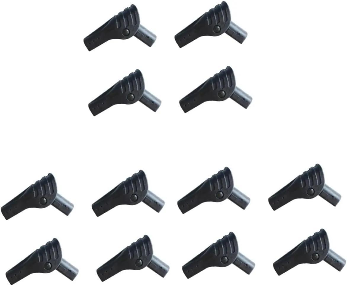 BESPORTBLE 3sets Tent Folding Joint Support Rod DIY Kit Impact Resistance Uv Corrosion Proof Nylon Connector for Tent Connection Storage Frame 4pcs*3