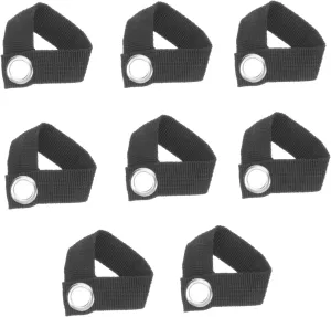 BESPORTBLE 5sets Tent Anchors Stakes for Tarp Heavy Duty Tape Fixing Buckles Camping Must Haves 2022 8pcs*5