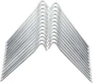 BESPORTBLE Tent Stakes for Sand Camping Drillable Outdoor Tent Pegs Ground Pegs Metal Zinc Alloy Easy to Use