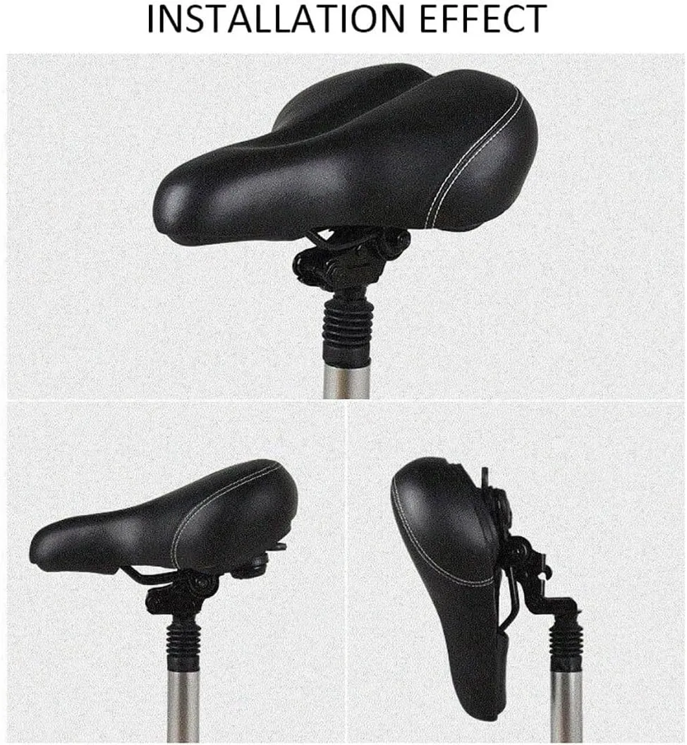Bicycle flip-up seatpost seat Tube, Shock-Absorbing Suspension Saddle Bracket, 28.6 31.8 33.9 mm, for e-Bikes, Valet Folding Bikes, City Bikes