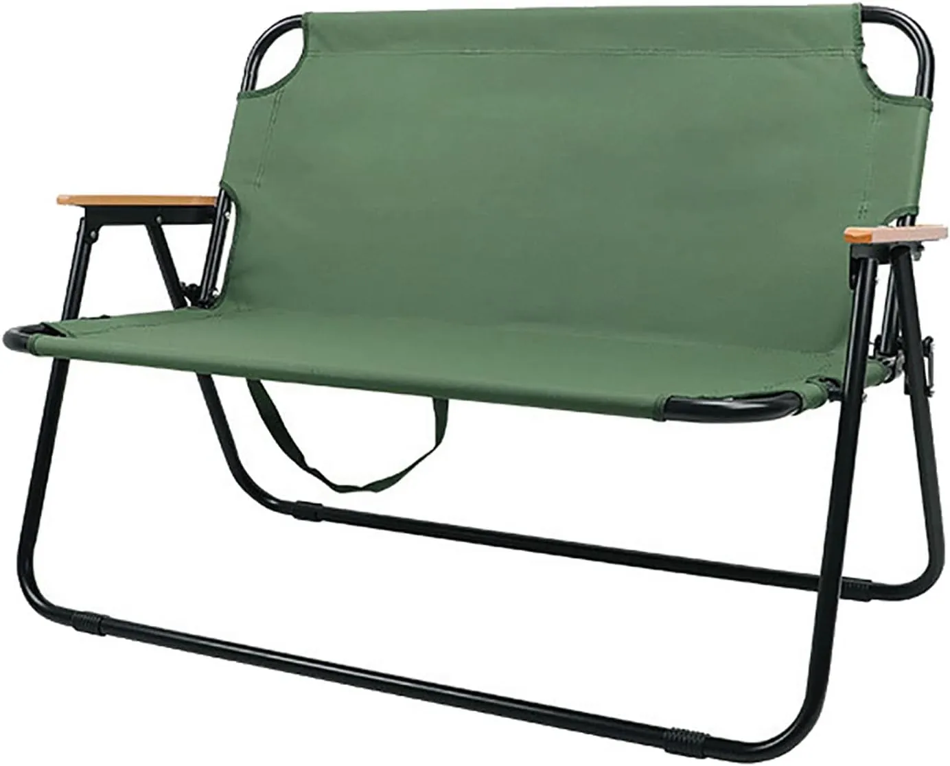 BK&MF Double Outdoor Folding Camping Chair,Portable Beach Camp Chair Comfortable Lawn Director Chair Heavy Duty for Storage and Travel,C,109x72x62cm(43x28x24inch)