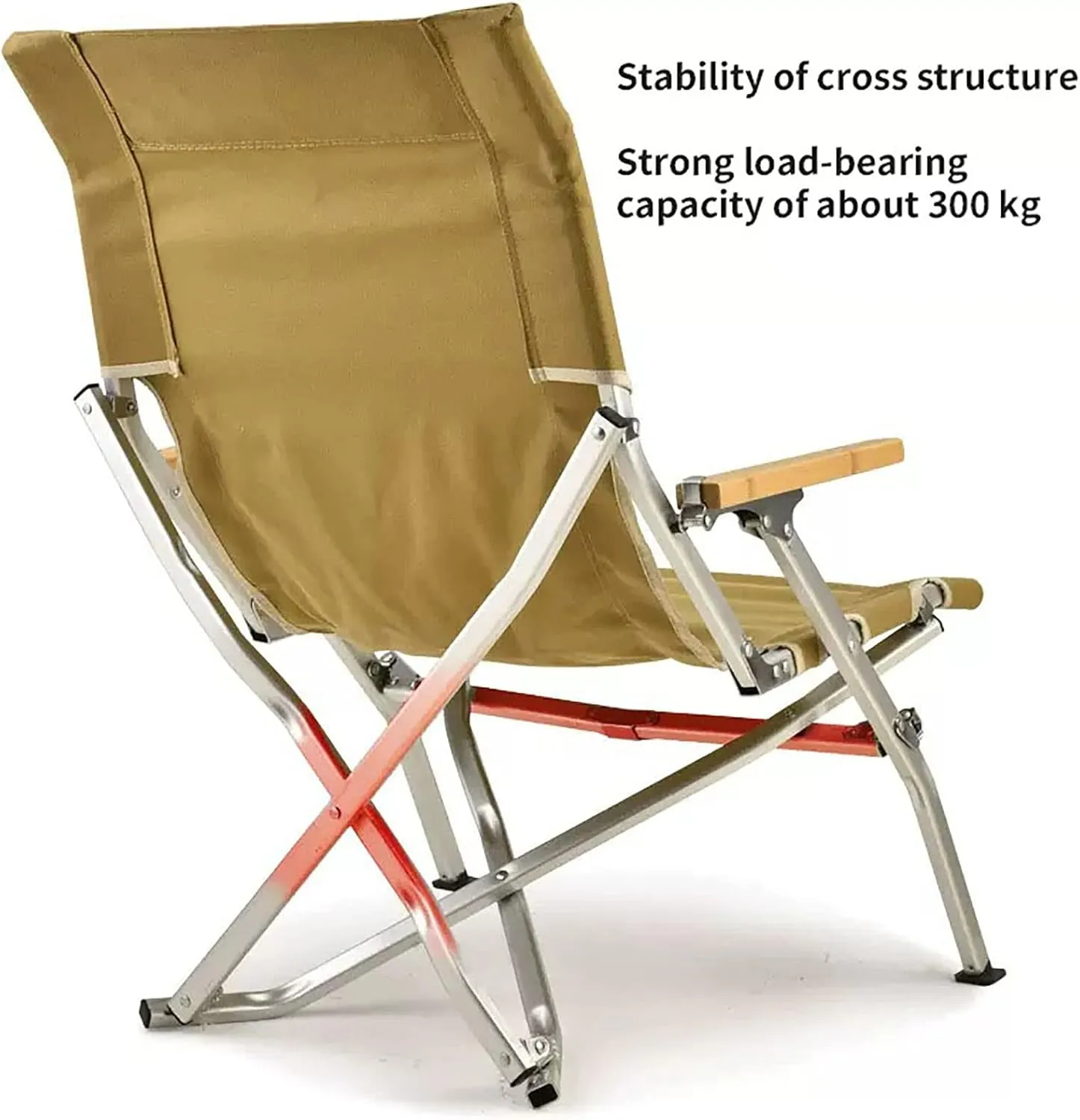 BK&MF Outdoor Camping Rocking Chair,Portable Beach Camp Chair Breathable Reclining Folding Chair Beach Camp Chair for Outdoor Camp Travel Beach,A,84x59x58cm(33x23x23inch)