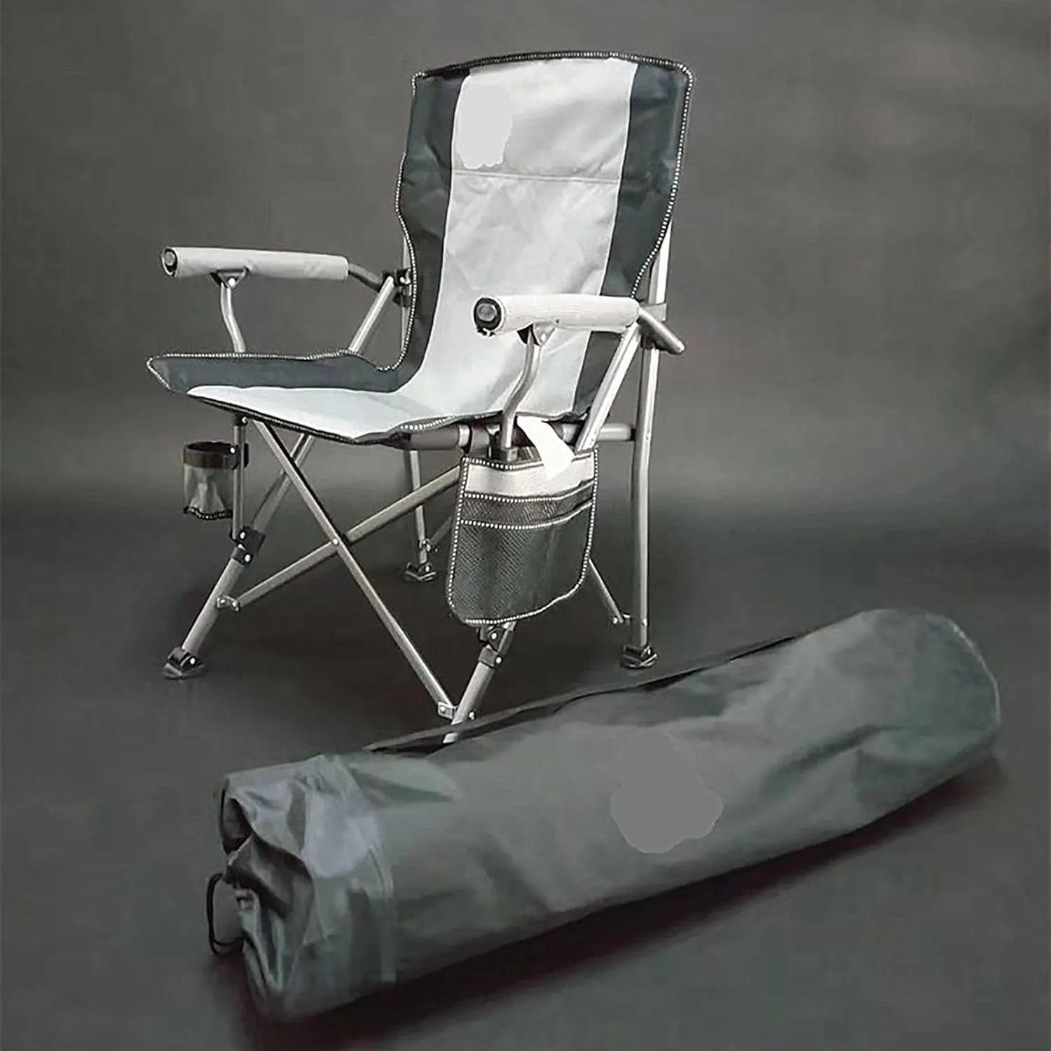 BK&MF Outdoor Folding Portable Camping Chair,Reclining Folding Chair Comfortable Stable Compact Beach Camp Chair for Storage and Travel,D,90x58x58cm(35x23x23inch)