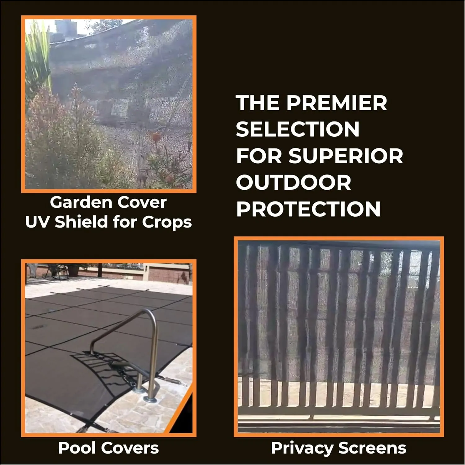 Black 90% Garden Shade Net, 20' X 20' Durable Mesh Tarp with Grommets, Garden Sunblock Shade Net Shading Antifreezing for Construction Debris Cover Plants Cover, Greenhouse