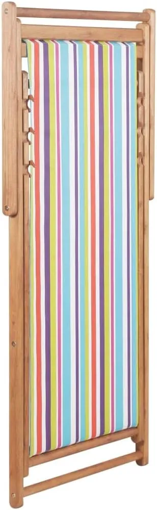 Black Dining Chairs Chairs Living Room Outdoor Chair Kitchen Table chairsFolding Beach Chair Fabric and Wooden Frame MulticolorSuitable for Gardens, courtyards