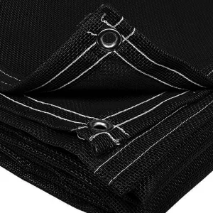 Black Mesh Replacement Tarp - 7.5 Foot x 24 Foot
