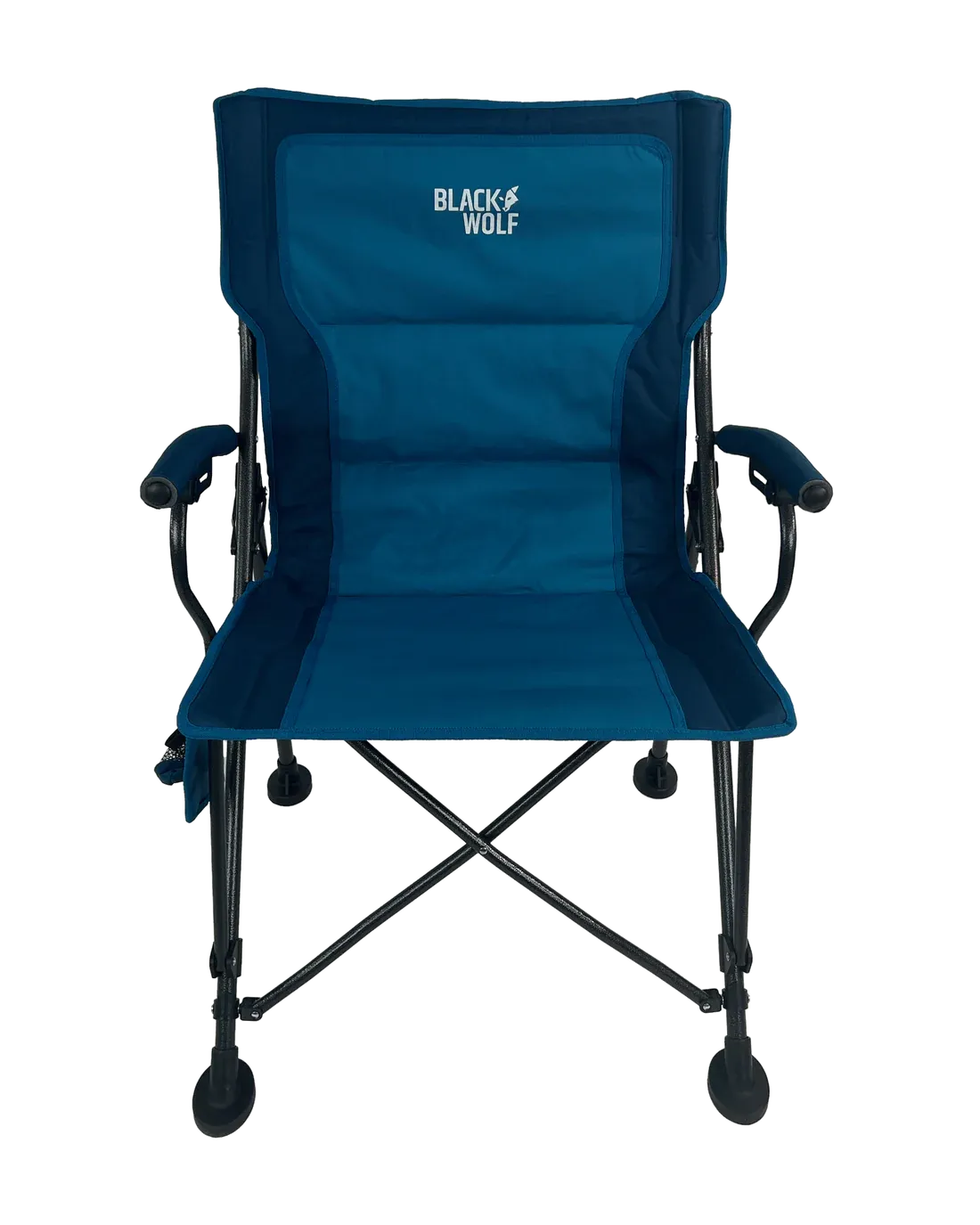BlackWolf 4 Fold High Back Camping Chair - Gibraltar Sea Blue