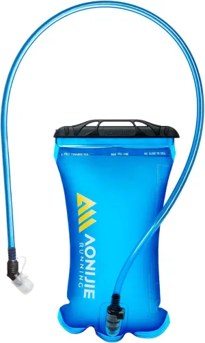 BlueField 1.5L 2L 3L Hydration Pack Water Reservoirs for Backpacks Hydration Bottle Soft Flask For Running Camping Hiking Bicycl (2L)