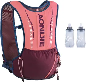 BlueField 5L Running Back Trekking Sack Backpack Lightweight Cycling Hydration System Compatible for Running, Jogging, Marathon, Hiking, Mountaineering, Cycling