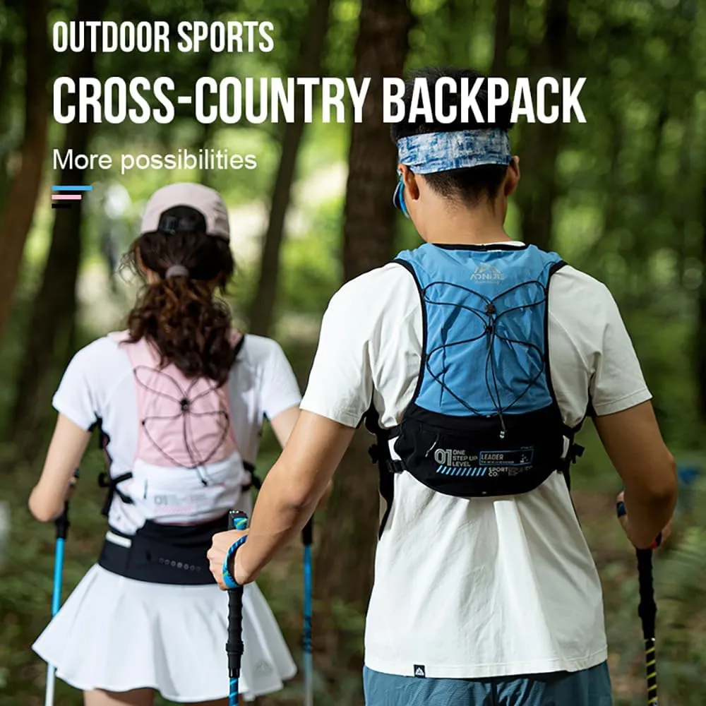 BlueField Running Hydration Backpack Vest for Women and Men 5L Lightweight Trail Runing Hydration Vest Pack Backpack for Running, Cycling, Climb