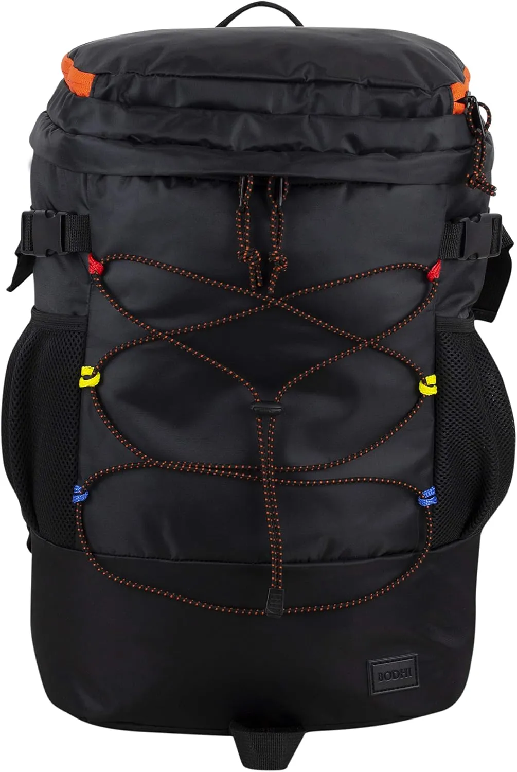BODHI PRO Cyclone Bungee Weekender Travel Rusksack Daypack Hiking Camping Sport Backpack Bag, Black