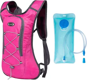 Breathable Ultralight Bicycle Backpack Outdoor Sport Cycle Camping Hiking Running Hydration Pack Bag with with 2L Water Bladder