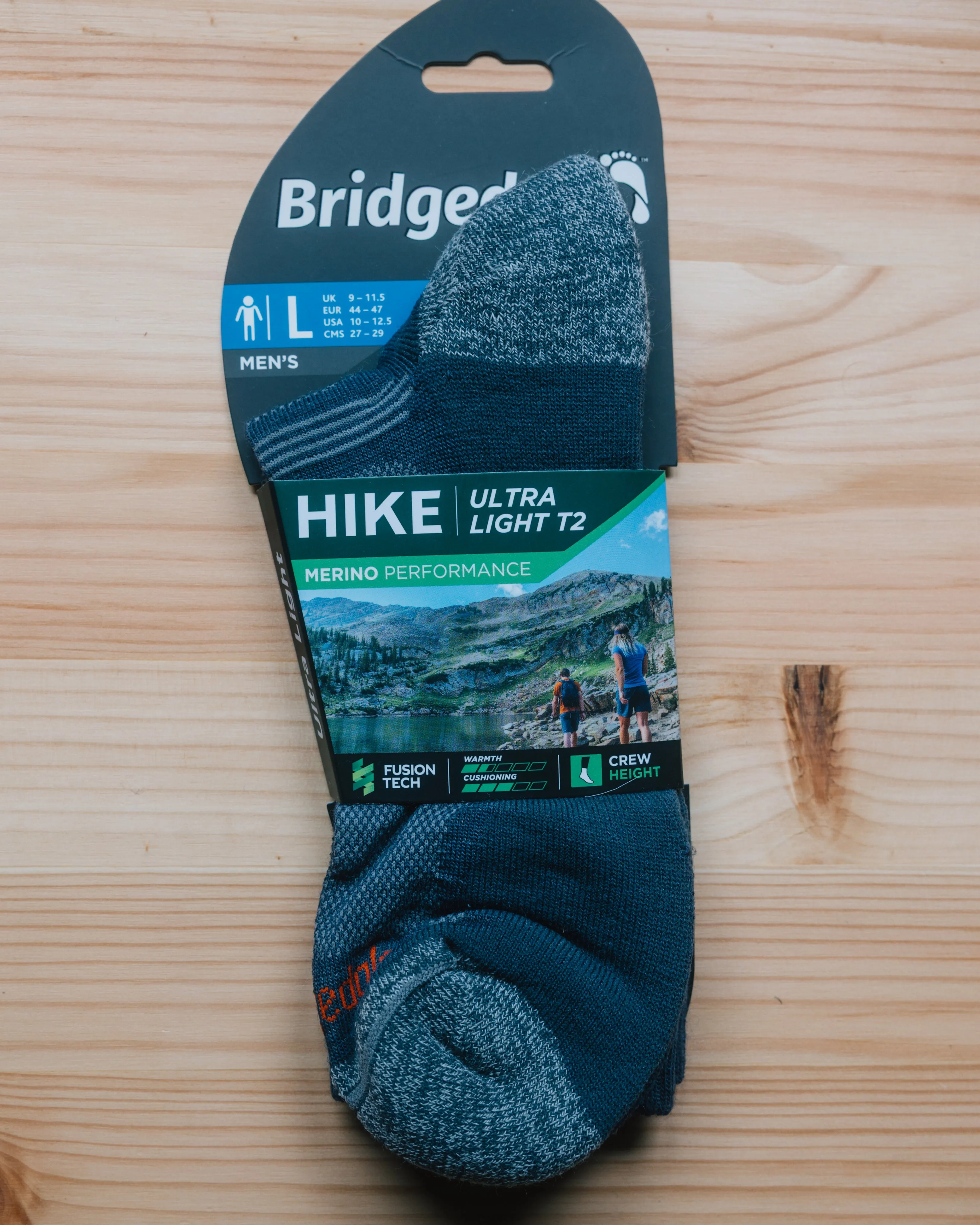 Bridgedale Men's Hike Ultra Light Merino Sock