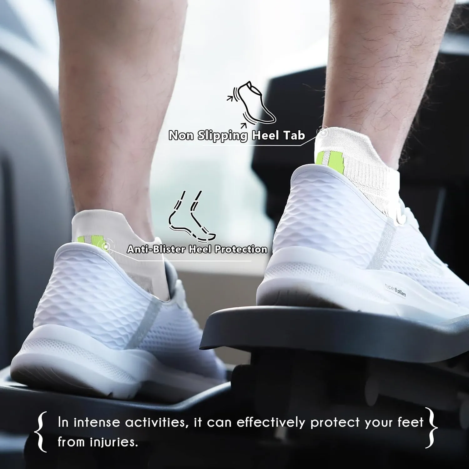 BRISIRA Coolmax Bamboo Viscose Compression Running Socks 3 Pairs Ankle Low Cut Athletic Anti Blister Cushioned Seamless