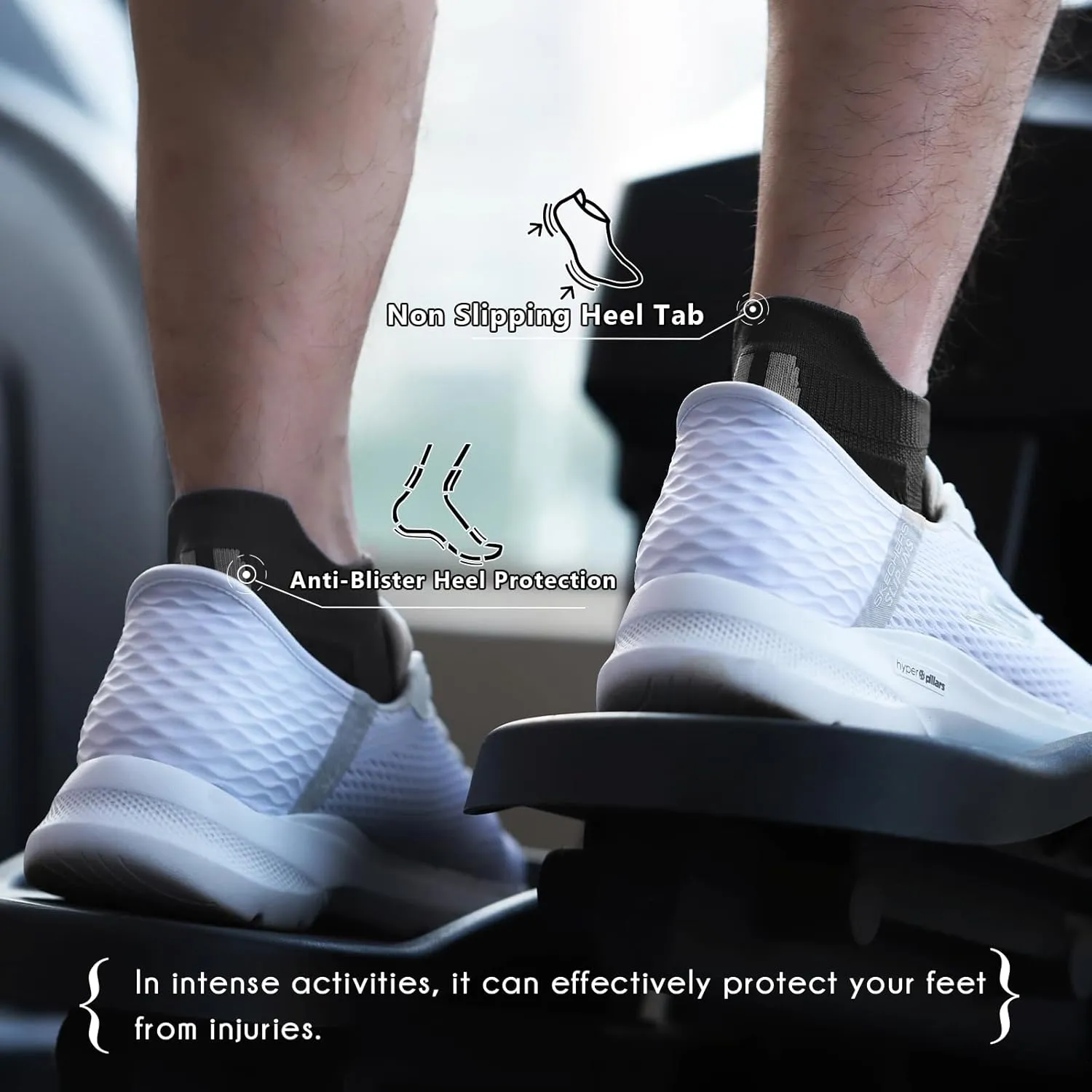 BRISIRA Coolmax Bamboo Viscose Compression Running Socks 3 Pairs Ankle Low Cut Athletic Anti Blister Cushioned Seamless