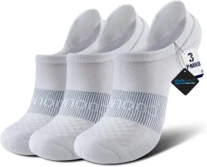 BRISIRA Coolmax Bamboo Viscose Kids No Show Socks Compression Athletic Running Sports Boys Socks Ankle Cushioned for Youth