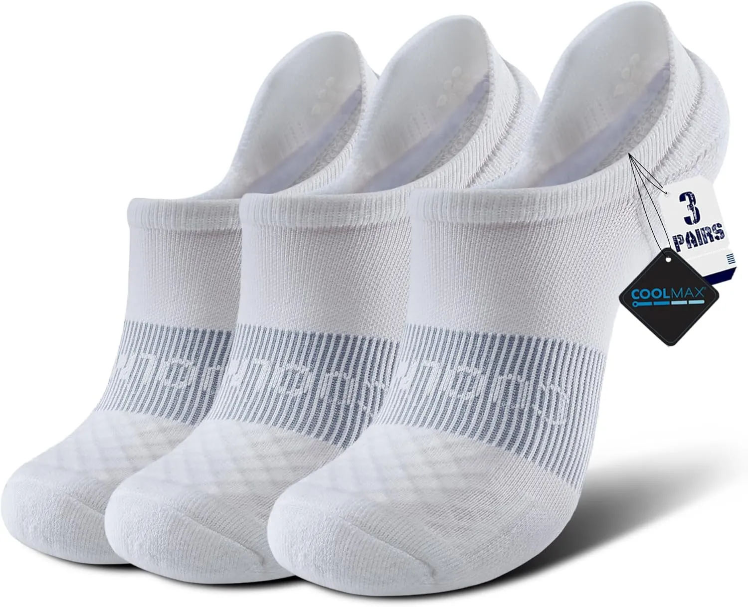 BRISIRA Coolmax Bamboo Viscose Kids No Show Socks Compression Athletic Running Sports Boys Socks Ankle Cushioned for Youth