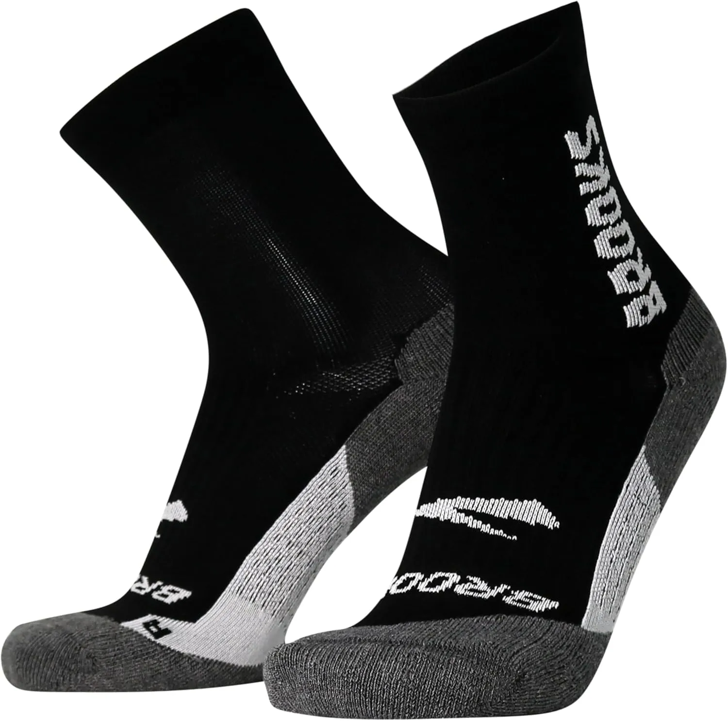 Brooks Ghost Crew Socks I Performance Running Cushioned Socks with Arch Support for Men & Women