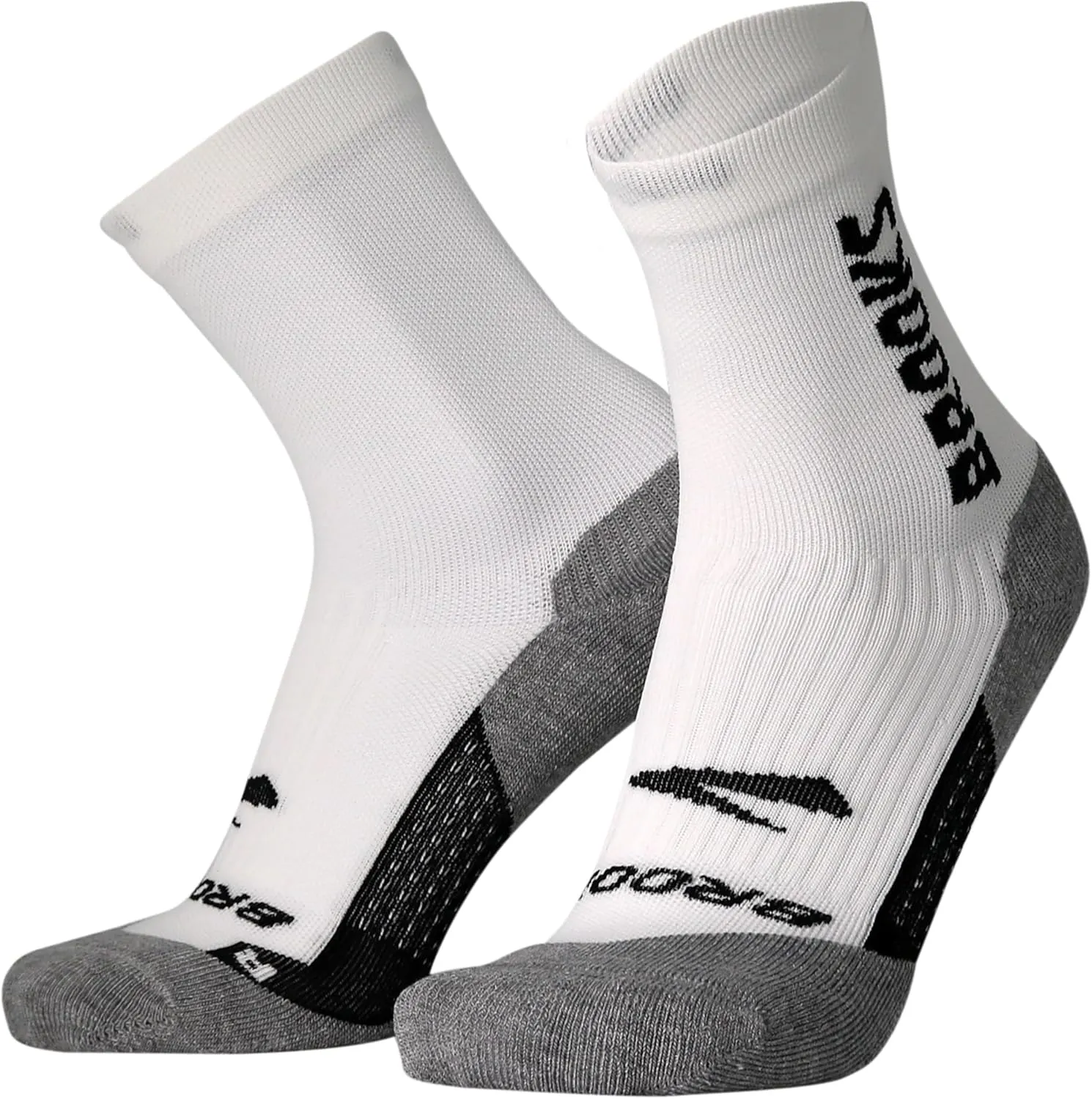 Brooks Ghost Crew Socks I Performance Running Cushioned Socks with Arch Support for Men & Women