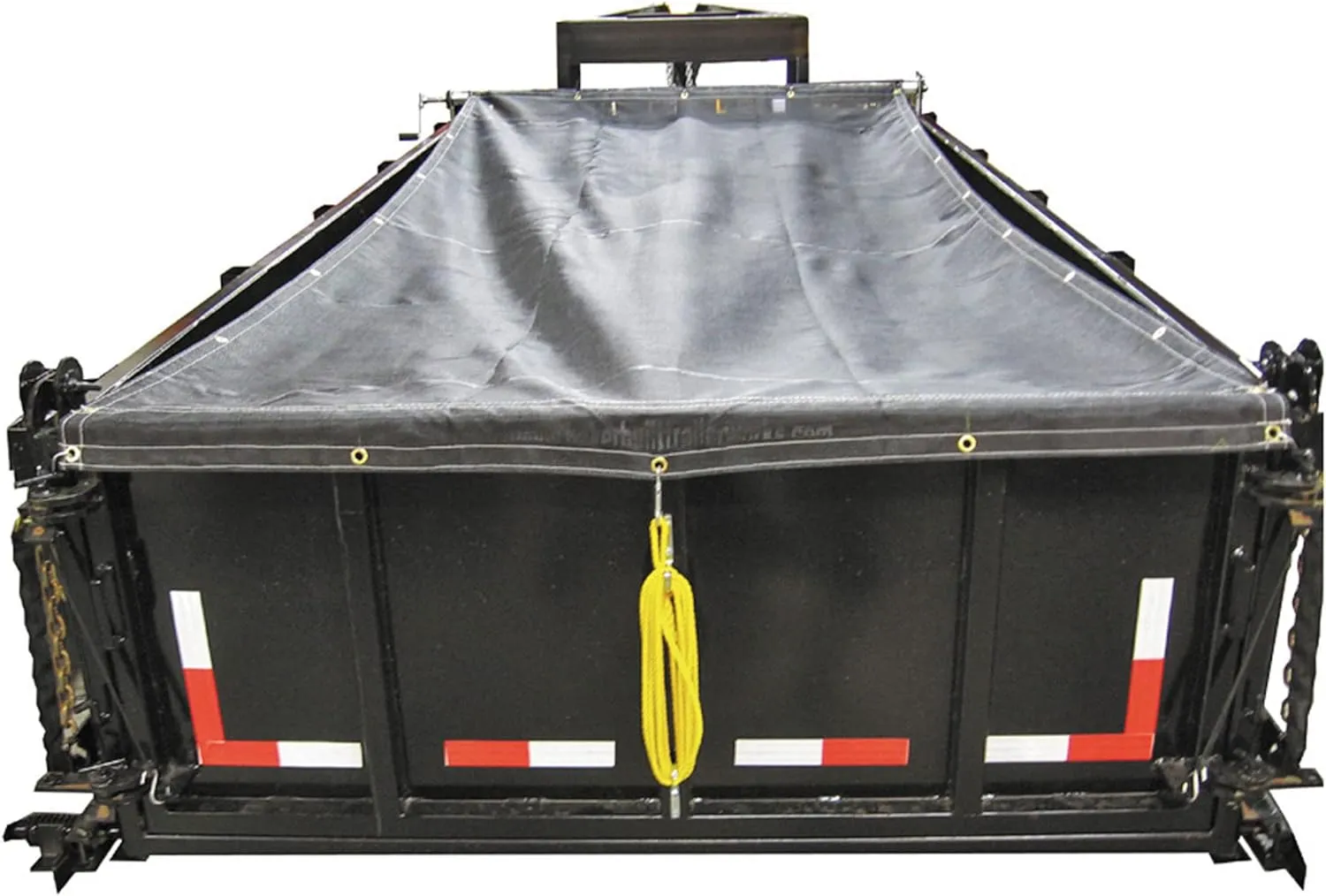 Buyers Products DTR7515 Aluminum Tarp System with Mesh Tarp, 7-1/2 X 15 Feet, Dump Body Tarp Kit, Dump Trailer Accessories, Dump Body Accessories
